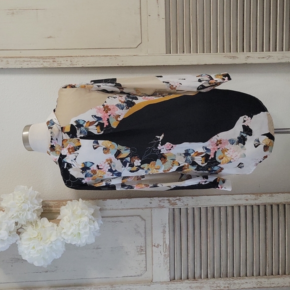 Phillip Lim for Target longsleeves  floral blouse size xs - Picture 6 of 12